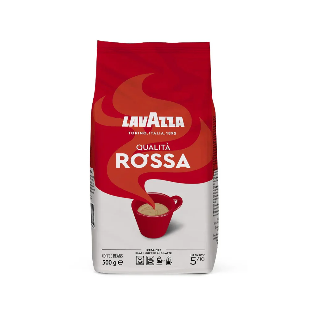 Lavazza-WholeBeans-QualitaRossa-500g Lavazza | Qualita Rossa | Whole Beans | 500g - Image 1