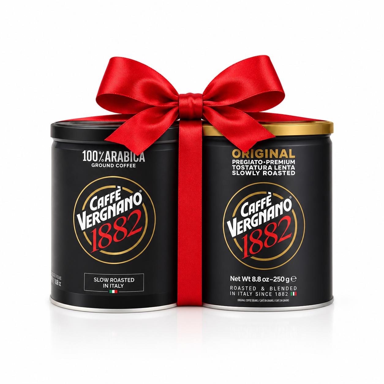 Caffe verg cans bund Caffe Vergnano Ground Coffee Cans 2*250g - Image 1