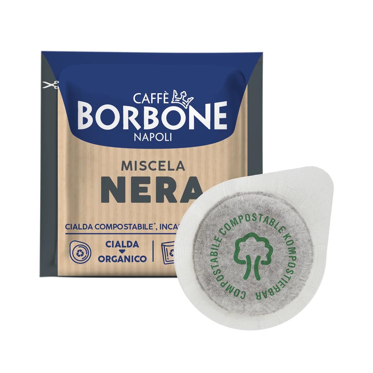 NERA pods ESE Borbone Miscela NERA ESE 50 Paper Pods Box - Image 1